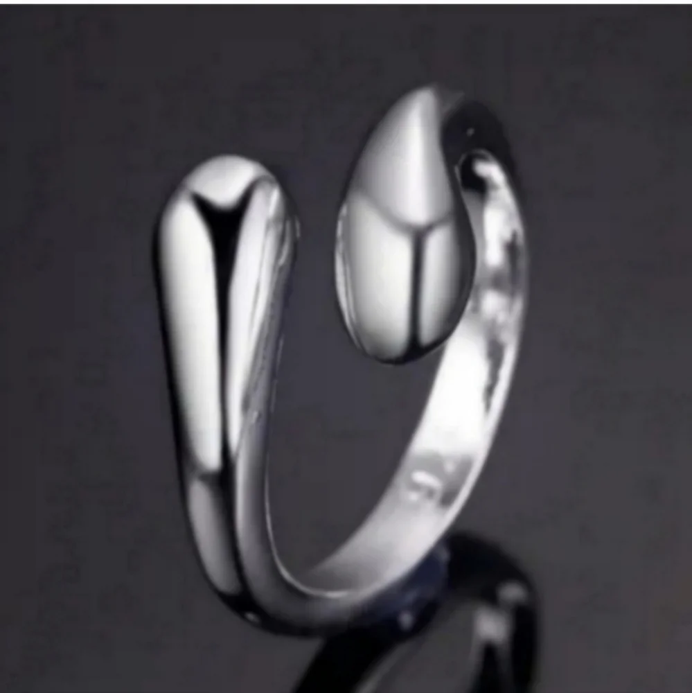 925 Sterling Silver Plated Waterdrop Jewelry Set Bracelet Necklace Earrings - Picture 9 of 14